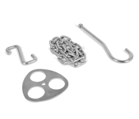 Grill-hängare i rostfritt stål