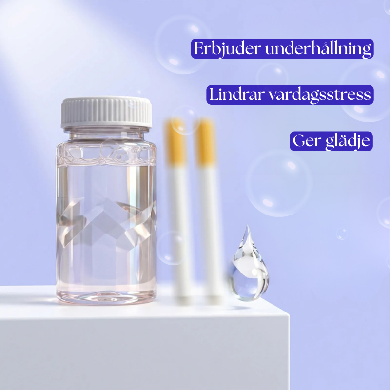 Stress relief bubblor - Blås bort stressen, inte röken