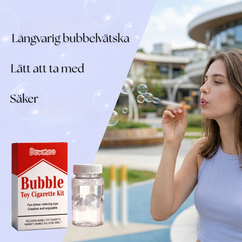 Stress relief bubblor - Blås bort stressen, inte röken